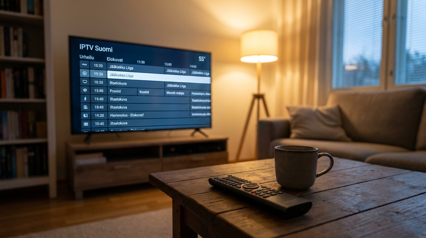 iptv suomi kokemuksia näkyvissä olohuoneen televisiossa kanavaoppaalla ja suomalaisilla kategorioilla