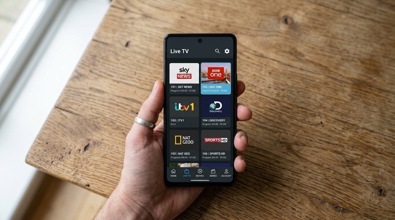 iptv player — detail view