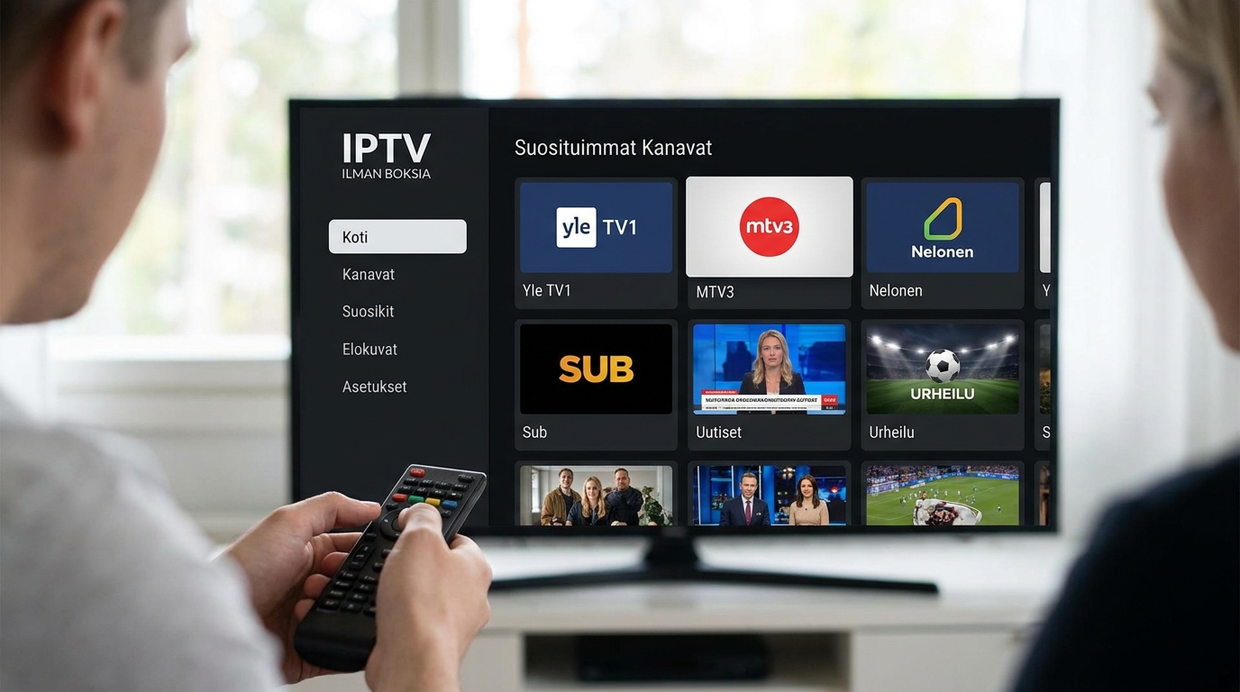 iptv ilman boksia — overview: Iptv ilman boksia onnistuu sovelluksella suoraan televisioon