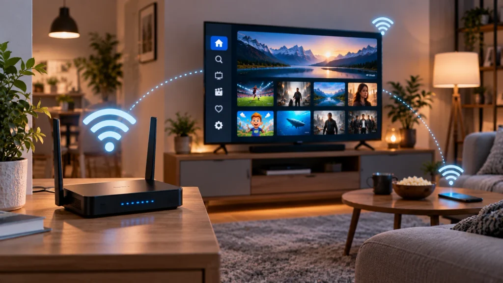 Havainnekuva IPTV-striimauksen laadusta ja internetyhteyden merkityksestä
