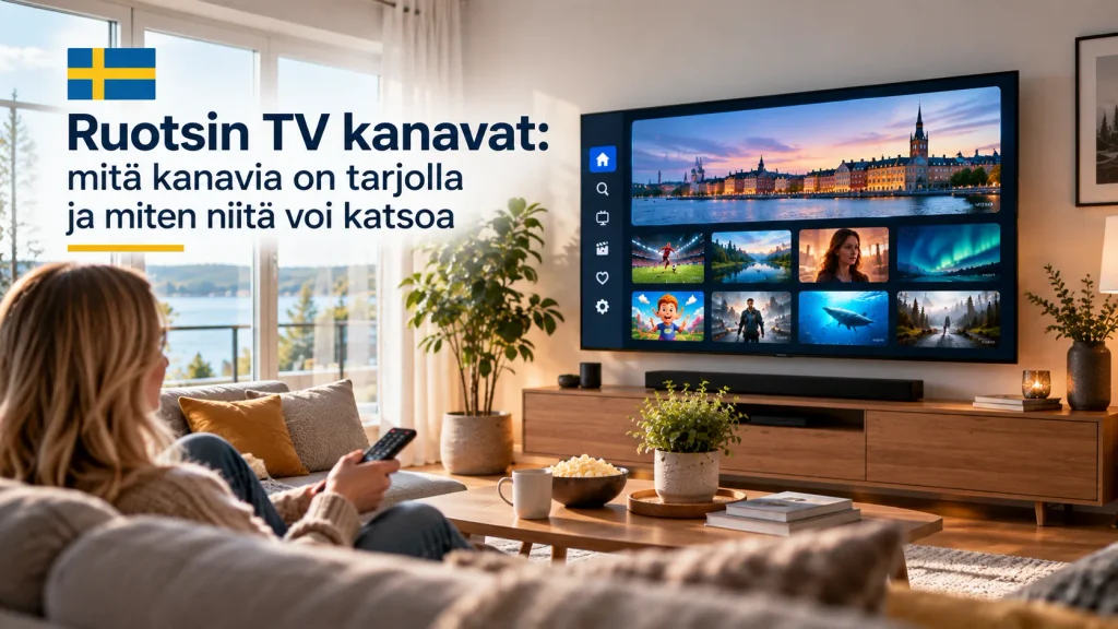 TV4:n tyylinen viihde- ja urheilusisältö televisiossa