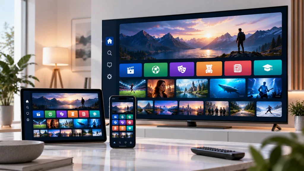 IPTV-ratkaisu mahdollistaa kanavien katselun useilla laitteilla